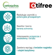 VETOQUINOL Otifree 60ml Dla Psów I Kotów Do Czyszczenia Uszu